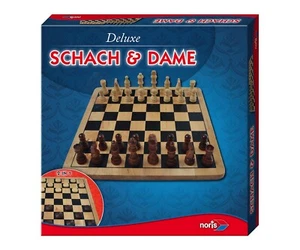 Simba Deluxe Holz - Schach & Dame - 606104577 - Bild 1 von 1