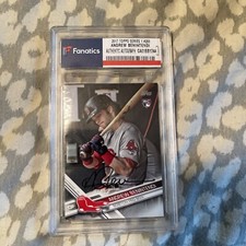 Andrew Benintendi Autographed Rookie Card