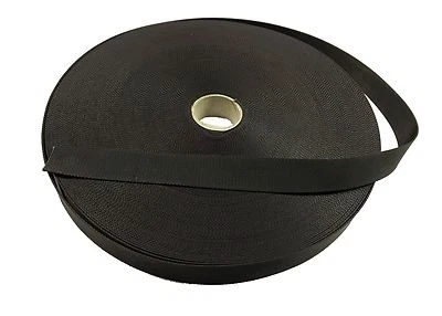 C L DISTRIBUTION Met Grey 25mm / 1" Webbing - UK Woven ( Military Spec 100% uk woven