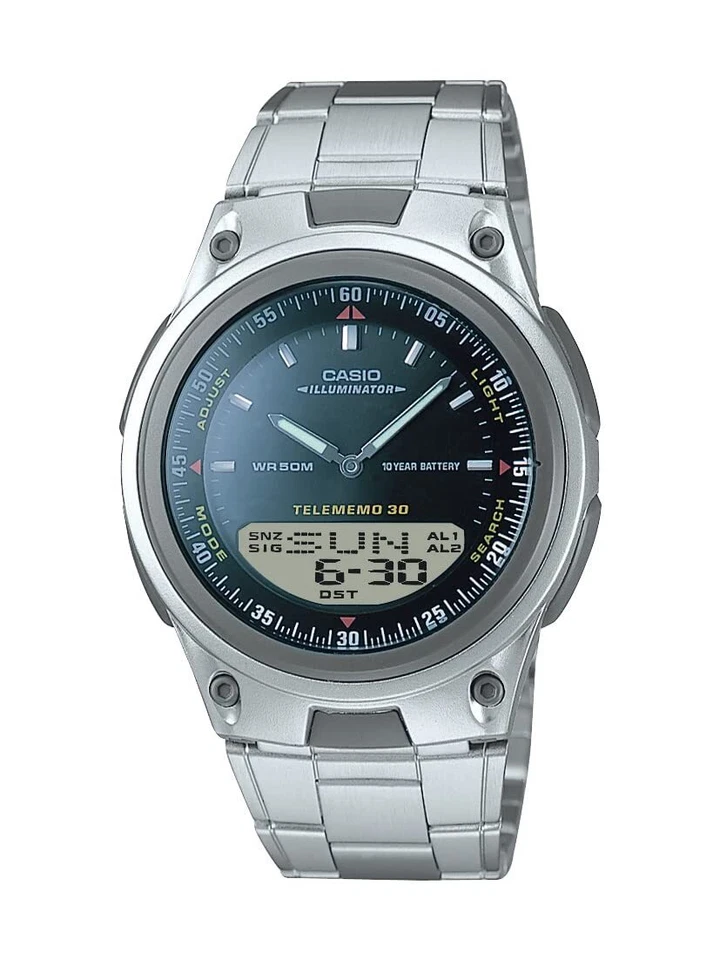 Casio Men's AW80D-1AV Forester Ana-Digi Databank 10-Year Battery Watch - Image 1 of 1