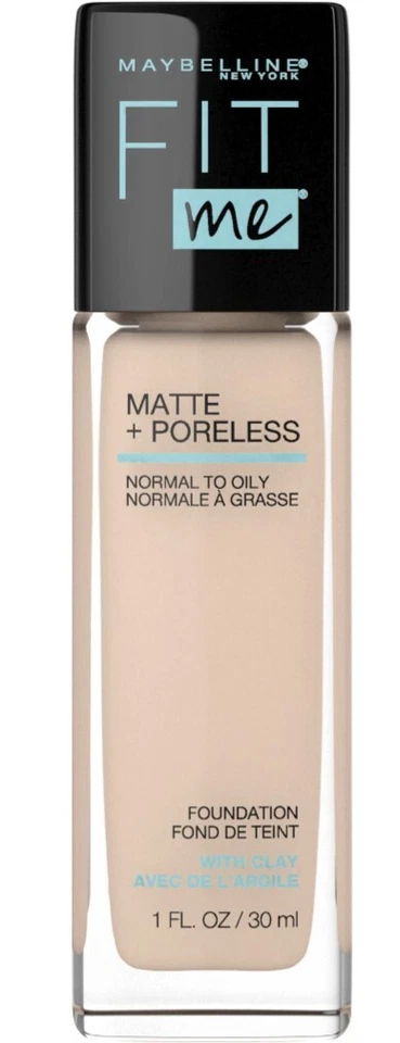 Maybelline Fit Me Matte & Poreless, Normal/Oily Foundation ~ You Choose Shade - Image 1 of 1