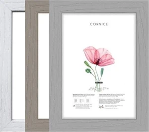 1 Pezzo Cornice Portafoto da Parete Shabby A4 21 x 29,7 cm Lupia 3 Colori - Foto 1 di 1