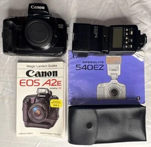Canon EOS A2 Camera Body With Speedlite 540EZ Flash - Picture 1 of 3