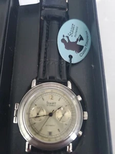 VINTAGE MENS STAUER  AUTOMATIC 27 JEWEL WATCH w RITORNO HINGED CASEBACK NEW - Picture 1 of 4