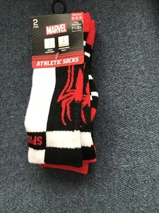 Marvel Boys Spider-Man Socks 2 Pair - Picture 1 of 5