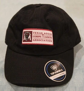 Vintage Texas A&M Corps of Cadets Adjustable Buckle Hat Cap New Top Of The World - Picture 1 of 7