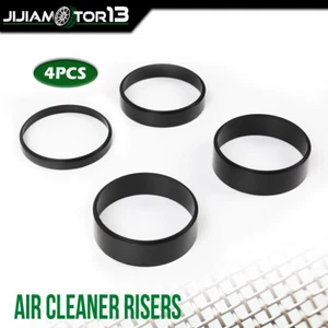 Air Cleaner Spacer Plastic Fits Edelbrock Holley Riser 1-1/2" 4PCS Kit Black - Picture 1 of 8