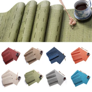 Placemat Table Tablecloth Hotel Home Table Decor Home Kitchen Bar Tableware Mat - Picture 1 of 21