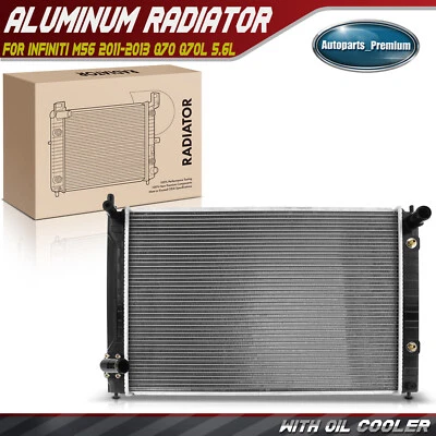 Radiator w/ Transmission Oil Cooler for INFINITI M56 2011-2013 Q70 Q70L V8 5.6L - Image 1 of 4