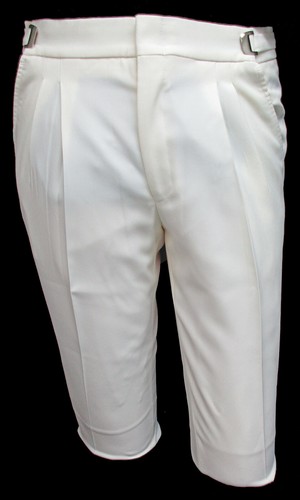 OFF WHITE Pantalone elegante smoking ragazzo avorio osso bianco sporco vita regolabile lavabile in lavatrice