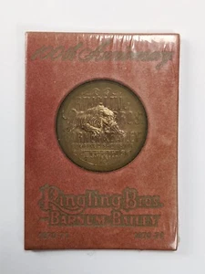 X Rare Old Ringling Bros 100th Anniversary Bronze Medal Sealed Original Holder - Picture 1 of 3