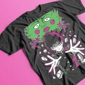Anime Manga Mob Psycho T-Shirt Tee, Unisex Heavy Cotton Dimple Tee, All Sizes, - Picture 1 of 8