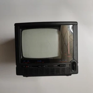 Vintage Action 5" tragbarer schwarz & weiß Analog TV ACN-3501 mit Kabel KEIN GETESTET - Bild 1 von 2