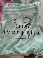Ivory Ella Tie Dye Shorts Sz Lg Mint Green & White