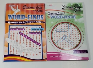 Chicken Soup for the Soul Word Finds Puzzle Book Volume 241& 242 Word Search New - Picture 1 of 1