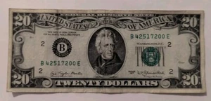 ๐Old Vintage $20 Dollar Bill ((1977)) โ Good Shape + Free Shipping ๐บ๐ธ - Picture 1 of 2