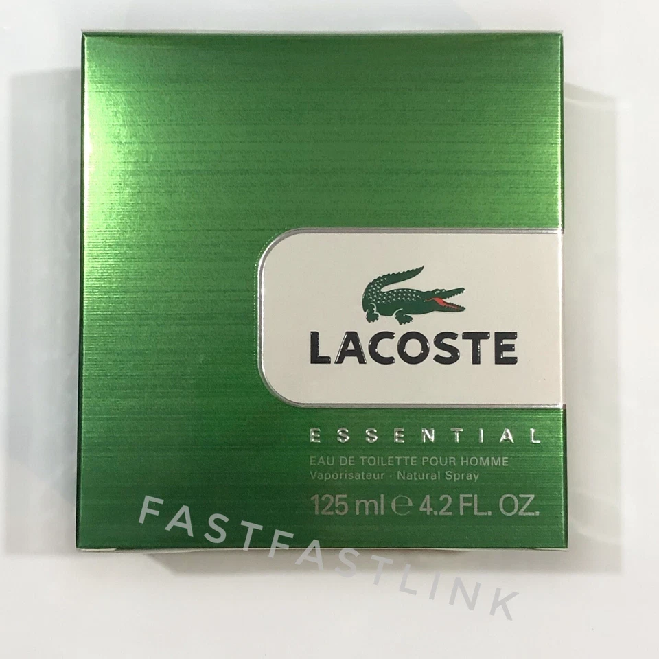 LACOSTE ESSENTIAL EDT 125ml SPRAY MENS FRAGRANCE…SEALED BOX & GENUINE - image 1 of 3