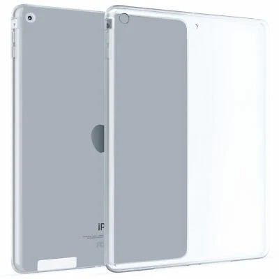 Transparent Étui Silicone Coque Housse Cover pour Apple iPad 2, 3, 4 en Clair - Photo 1/4