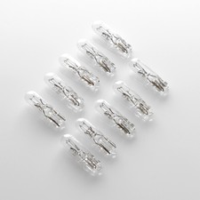 10x T5 Glühlampe Glassockel Wedge 5x20mm W2x4.6d / 6V 12V 14V 12-15V 6-7V
