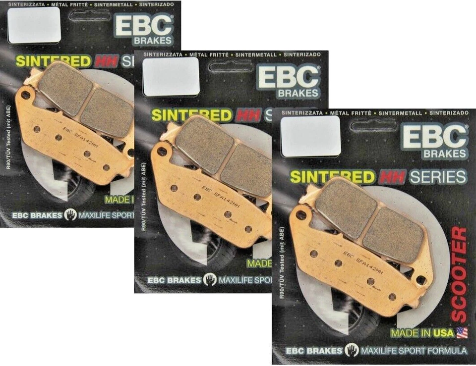 3 SETS EBC HH Front/Rear Brake Pads SUZUKI BURGMAN 650 SFA142HH + SFA412HH - Image 1 of 1