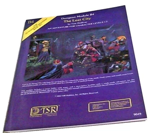 B4 The Lost City reprint basic AD&D TSR 9049 adventure module D&D book