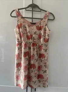 CLOSING DOWN PRISTINE DOROTHY PERKINS LADIES SIZE 12 PINK SLEEVELESS SMOCK TOP - Picture 1 of 2