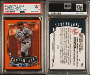 2023 Topps Chrome Anthony Volpe RC Youthquake Orange Refractor /25 PSA 9 #YQ52 - Bild 1 von 1