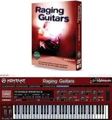 Raging Guitars - Big Fish Audio, Virtual Instrument, 3 DVD'S, Retail Case Sealed - Image 1 of 4