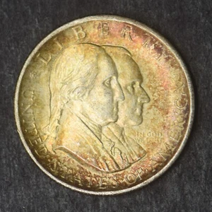 1926 "Purple Toned Reverse" Sesquicentennial Silver Half Dollar .50C -COINGIANTS - Picture 1 of 2