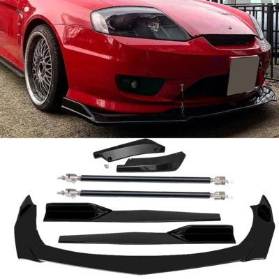 For Hyundai Tiburon Front Rear Bumper Lip Spoiler Splitter Body Kit Side Skirt - Изображение 1 из 4