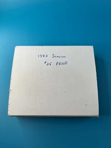 Jamaica 1982 World Soccer 25 Dollars Silver Coin Proof .925 / 2100 Grains W/cert - Picture 1 of 6