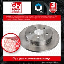 2x Brake Discs Pair Solid fits TOYOTA CAMRY 3.5 Rear 2017 on 2GR-FKS 281mm Set