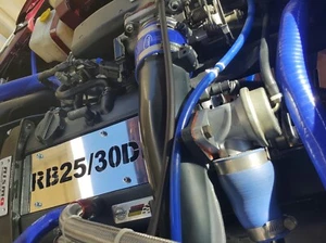 R33 RB25/30DET R33/R34 GTT CUSTOM COIL PACK COVER/STAINLESS STEEL - Picture 1 of 3