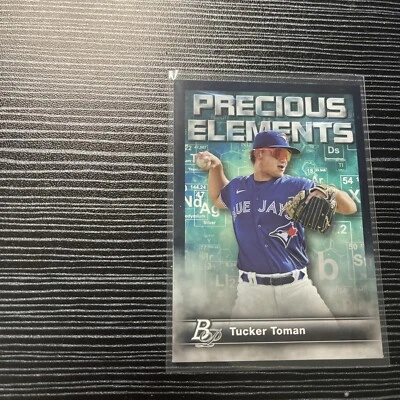 2023 Bowman Platinum - Precious Elements #PE-29 Tucker Toman (RC) - Image 1 of 2