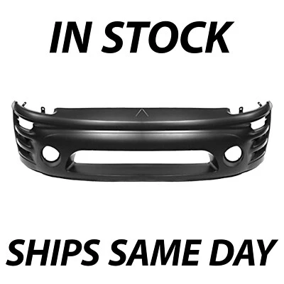 NEW Primered - Front Bumper Cover Fascia for 2002-2005 Mitsubishi Eclipse w/ Fog - Image 1 of 4