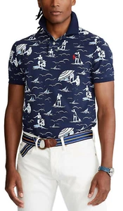 $98.50 Polo Ralph Lauren Men's Classic Fit Polo Shirt, Blue Multi, 2XL - Picture 1 of 4
