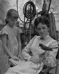 Julie Andrews 8x10 Photo 10725-27 Karen Dotrice Mary Poppins BTS - Picture 1 of 1