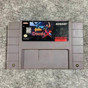 Castlevania Dracula X (SNES, 1995) Auténtico - Solo carro - Probado y funcionando - Imagen 1 de 6