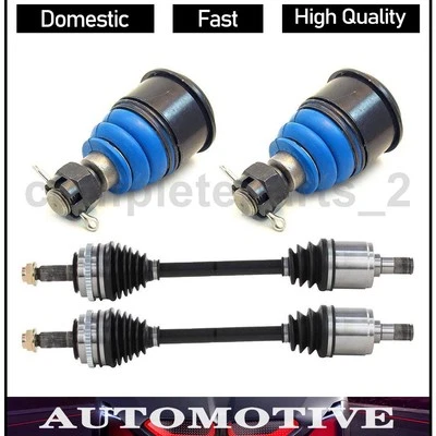 4 Front Lower Front Ball Joint CV Axle Shaft Fits Acura Legend 2.5L 2.7L - Image 1 of 3