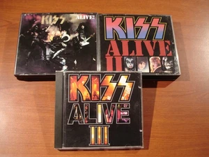 KISS ~ 3 CD Lot ~   Alive!  Box Set,   Alive II  Box Set,   &   Alive III - Bild 1 von 13
