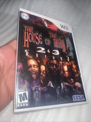 The House of the Dead 2 & 3 Return - Nintendo Wii (2008) Complete w/ Manual VGC - Image 1 of 4