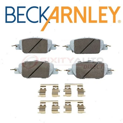 Beck Arnley Rear Disc Brake Pad & Hardware Kit for 2017-2019 Honda CR-V - cs Foto 1 de 4