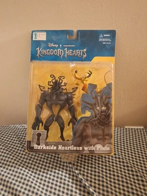 Kingdom Hearts DARKSIDE HEARTLESS w/ PLUTO Figures SERIES 1 Mirage 2002 New MOC - Image 1 of 3