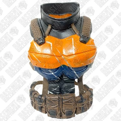 Mezco One:12 Deathstroke - Armadura de pecho y cinturón utilitario forraje escala 1:12 Foto 1 de 2