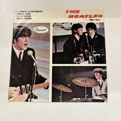 The Beatles – Al Compas De Beethoven - Original Mexico EMI 7" EP -EPEM-10035 - Image 1 of 4