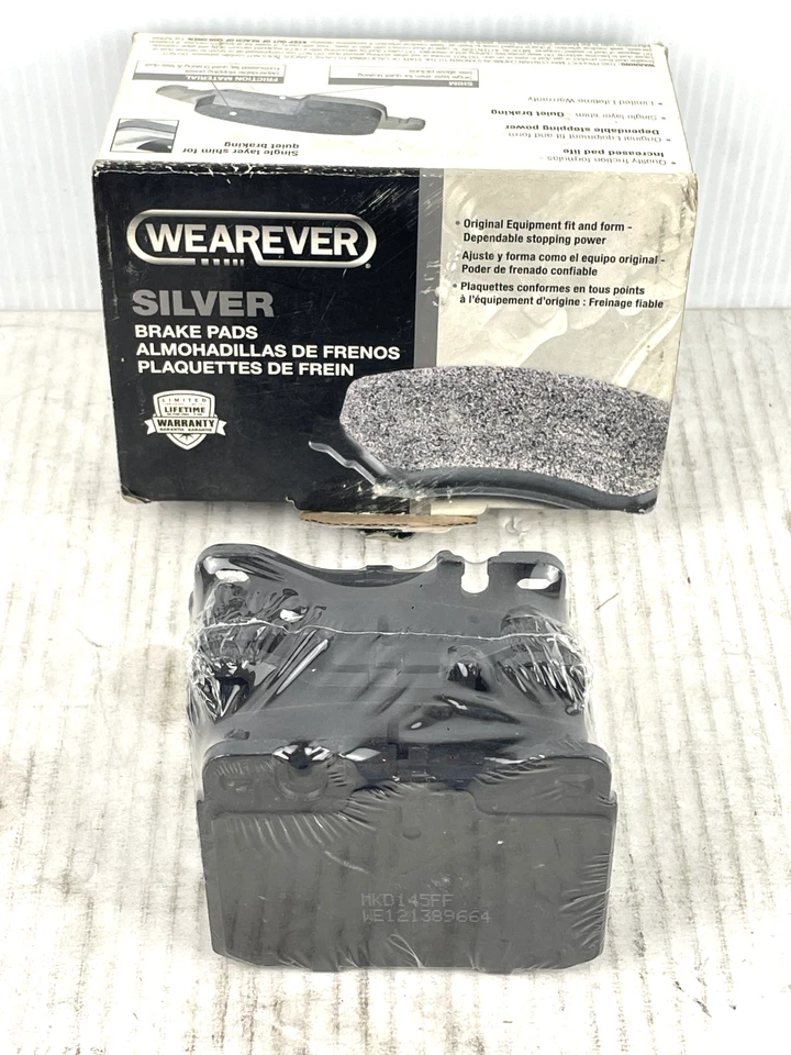 Juego de pastillas de freno de disco delanteras semimétricas, de Carquest # D145, para modelos BENZ n gráfico Foto 1 de 4