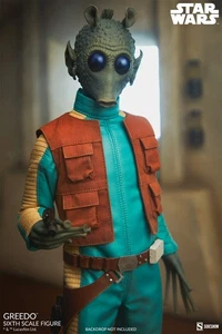 Sideshow Star Wars A New Hope Scum & Villainy Greedo 1/6 12" Figure In Stock US - Picture 1 of 11