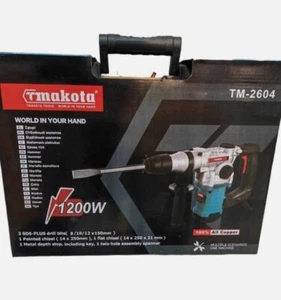 TRAPANO SCALPELLATORE MARTELLO DEMOLITORE 1200W TASSELLATORE CON ACCESSORI - Foto 1 di 1