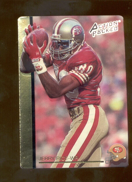 1992 Action Packed JERRY RICE San Francisco 49ers Update Card  - Image 1 of 1