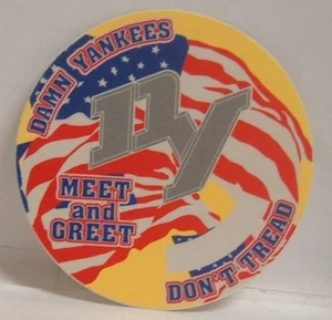 DAMN YANKEES TED NUGENT / TOMMY SHAW - VINTAGE ORIGINAL CLOTH BACKSTAGE PASS L1 - Picture 1 of 1